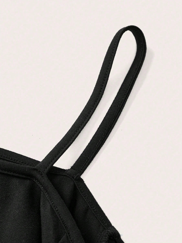 Blúz, Shein Curve+, fekete