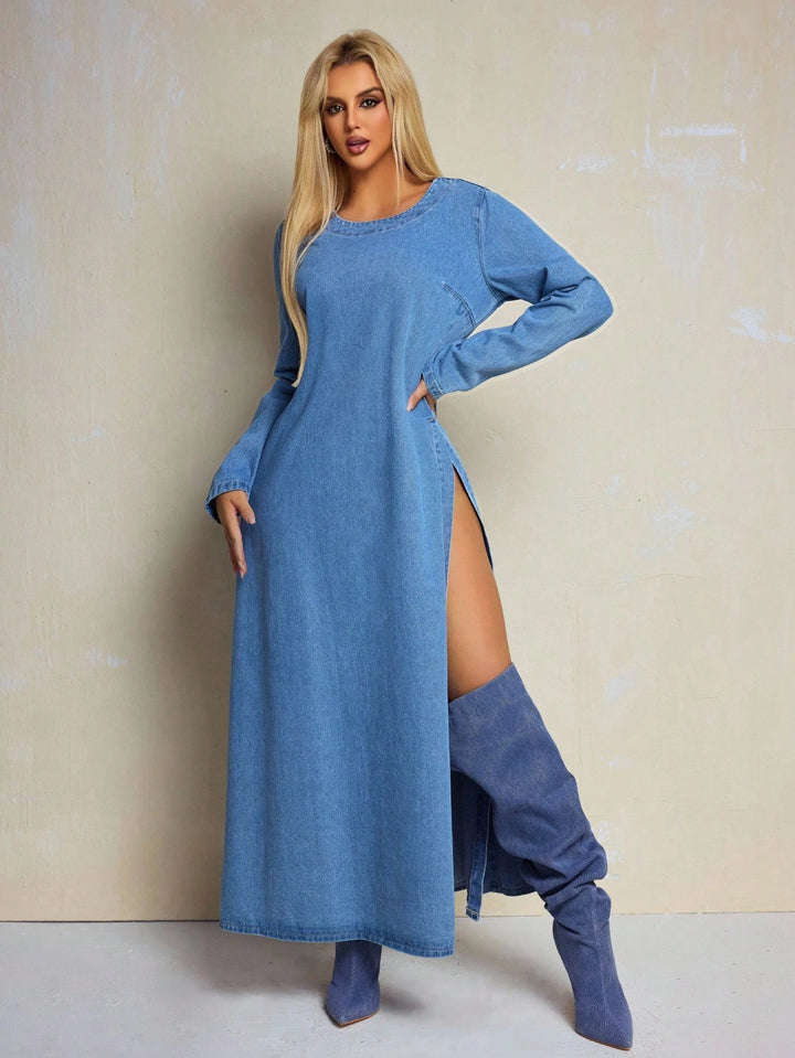 Rochie de blugi SHEIN, albastru