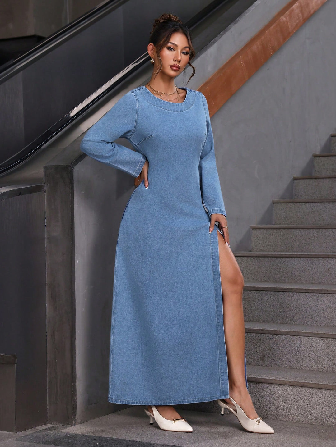 Rochie de blugi SHEIN, albastru