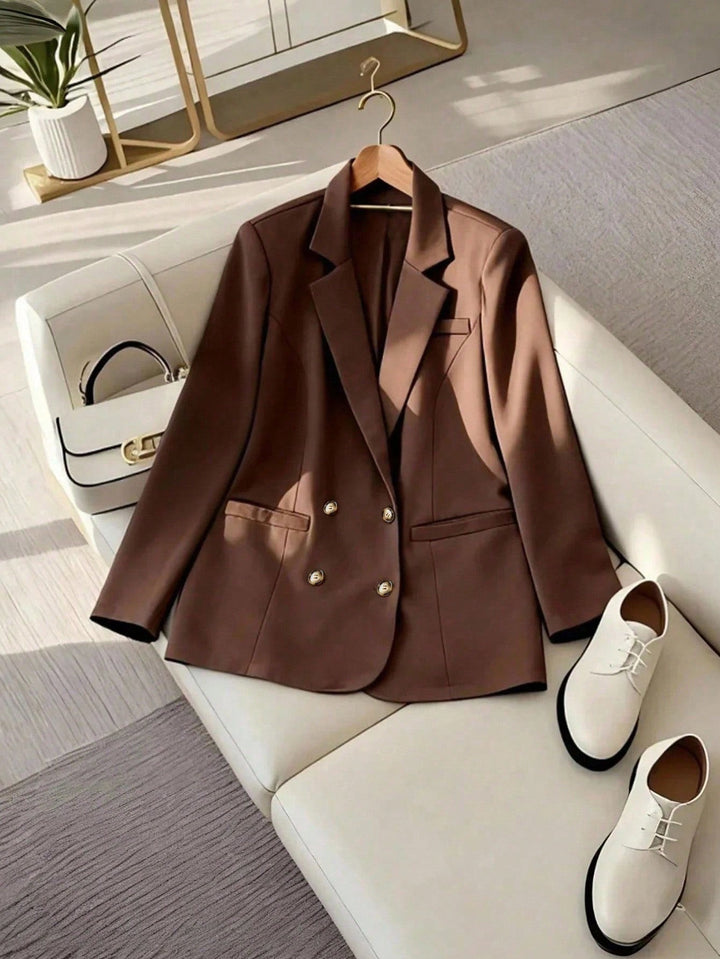SHEIN blézer, barna