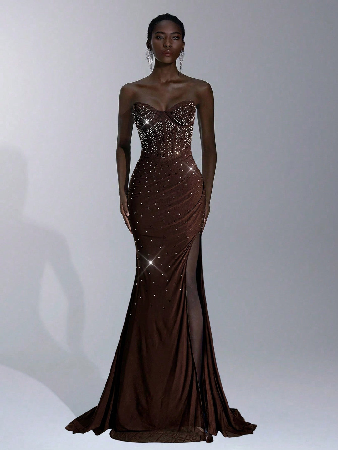 Rochie SHEIN, maro