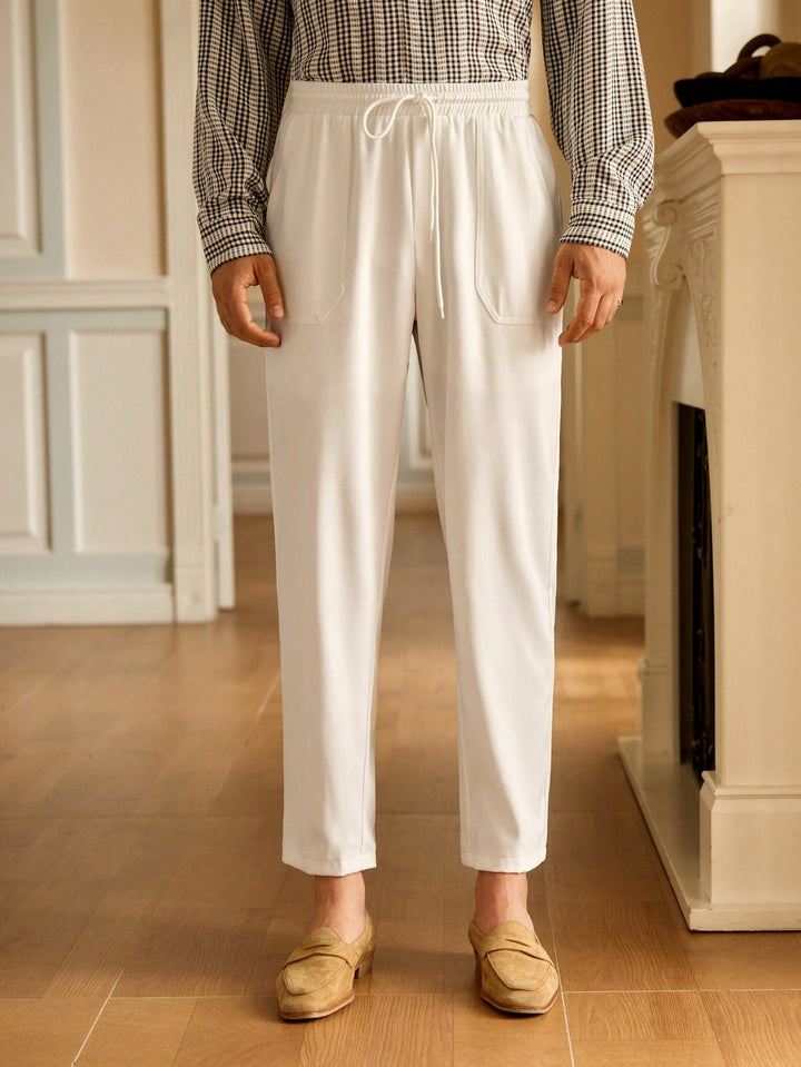 Pantalon SHEIN, alb