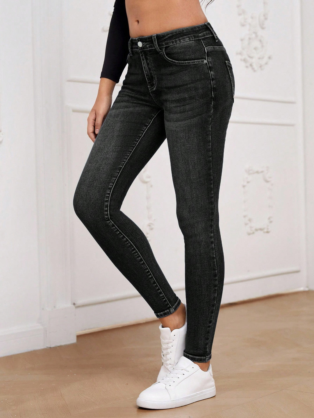 Jeans SHEIN, negru