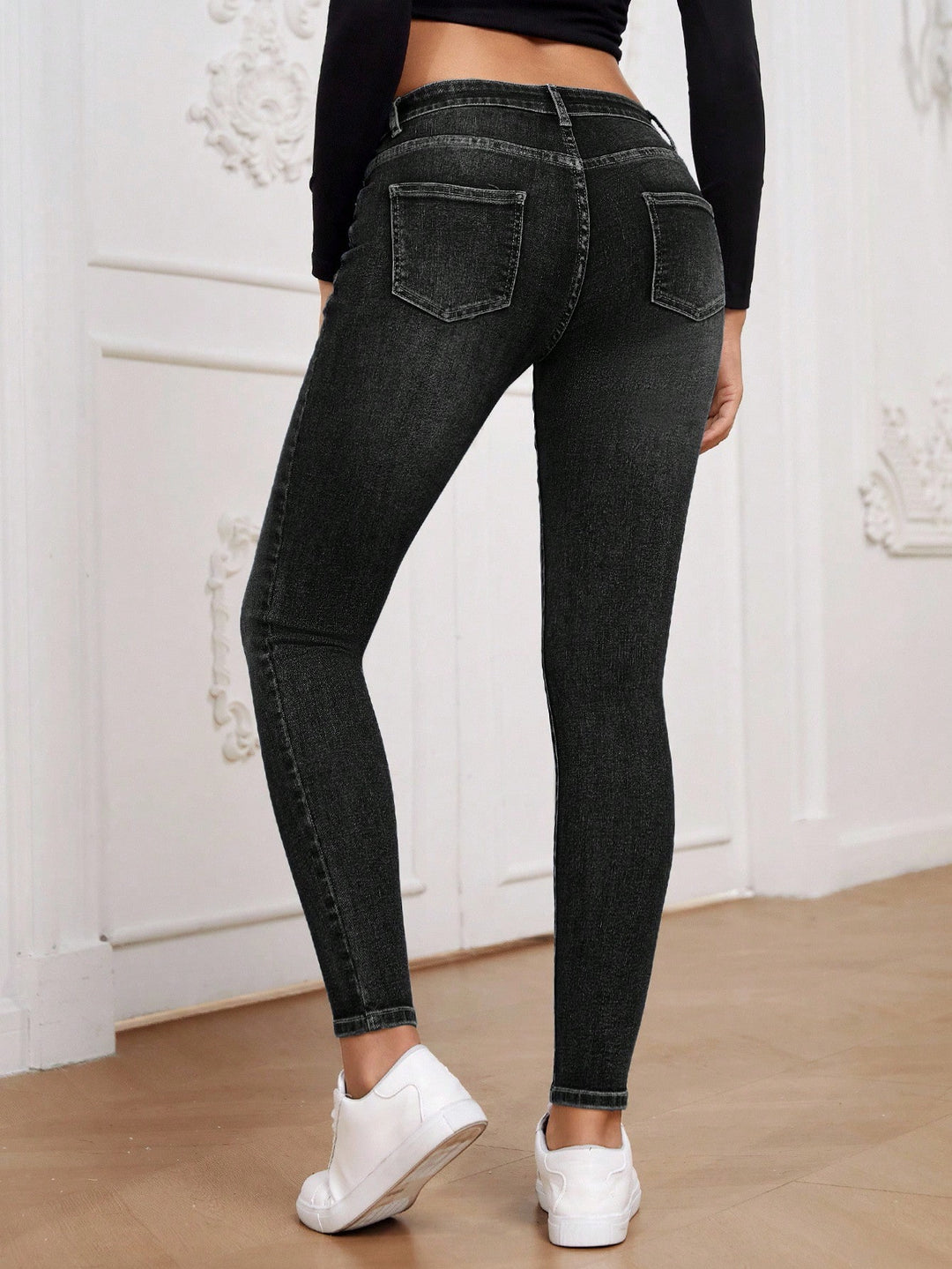 Jeans SHEIN, negru