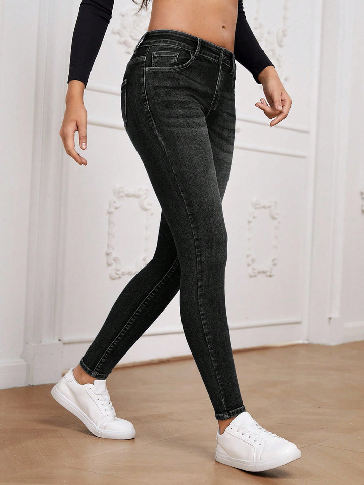 Jeans SHEIN, negru