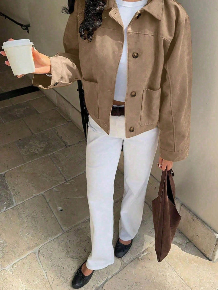 SHEIN dzseki, khaki