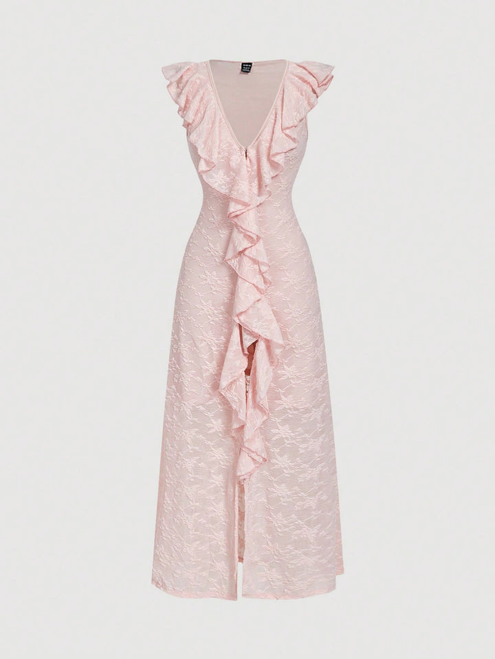 Rochie midi SHEIN, roz