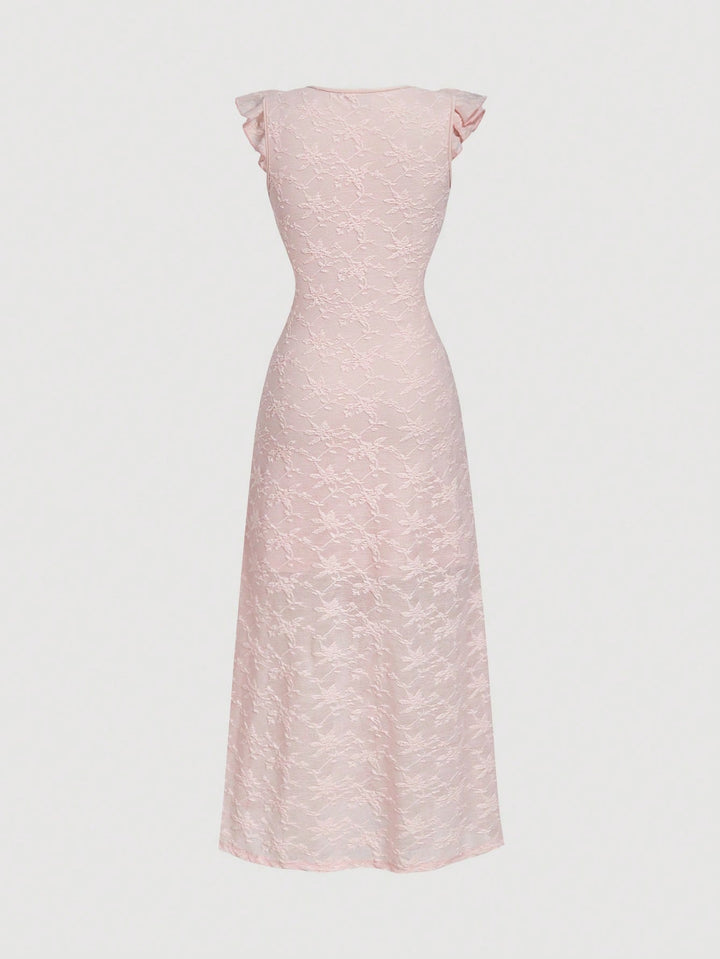 Rochie midi SHEIN, roz