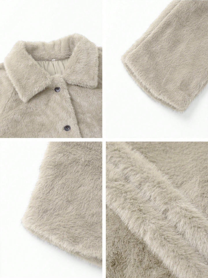 SHEIN kabát, khaki