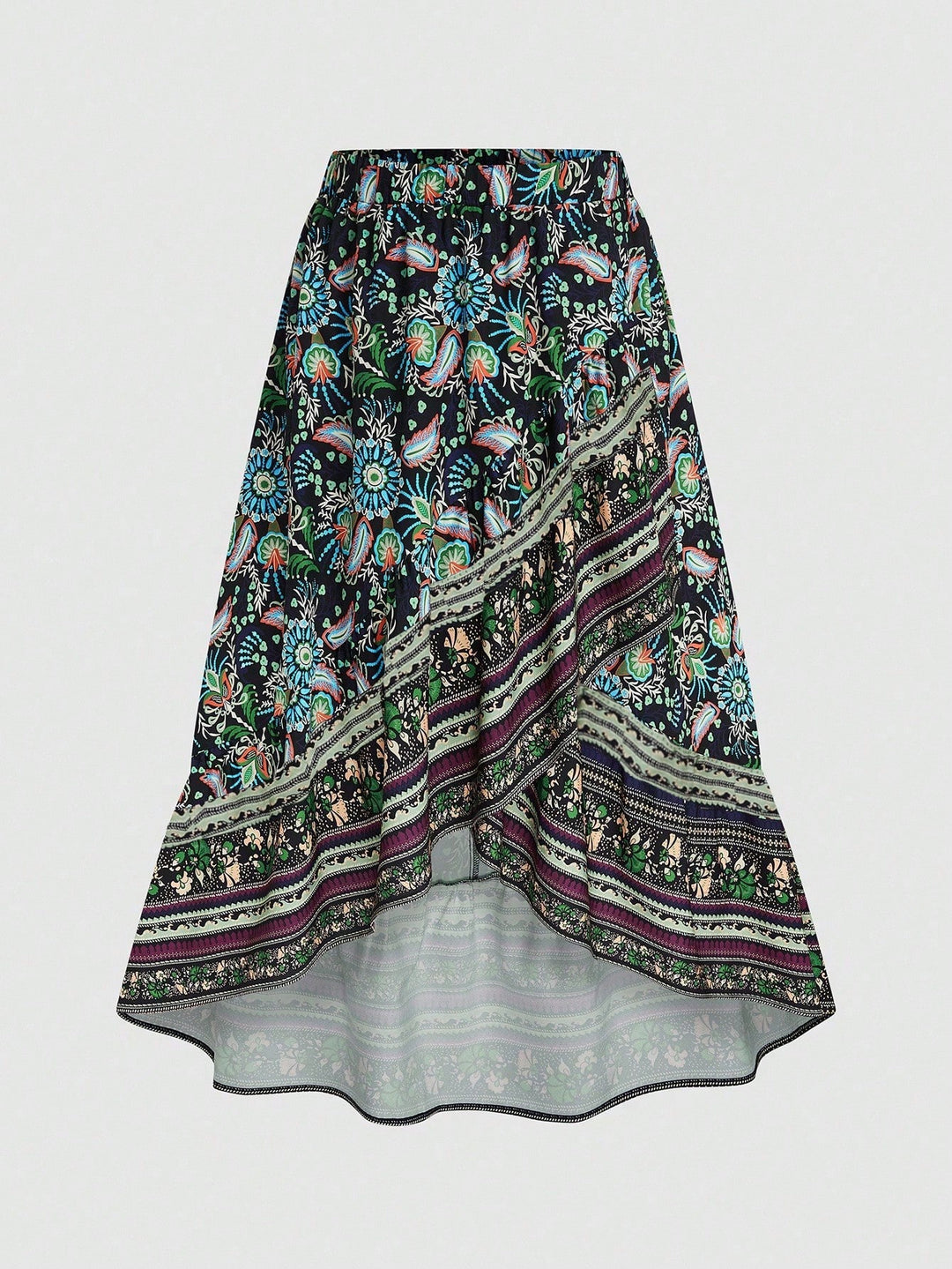 SHEIN maxi skirt, mixed colours