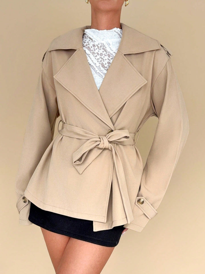 Trench SHEIN, kaki
