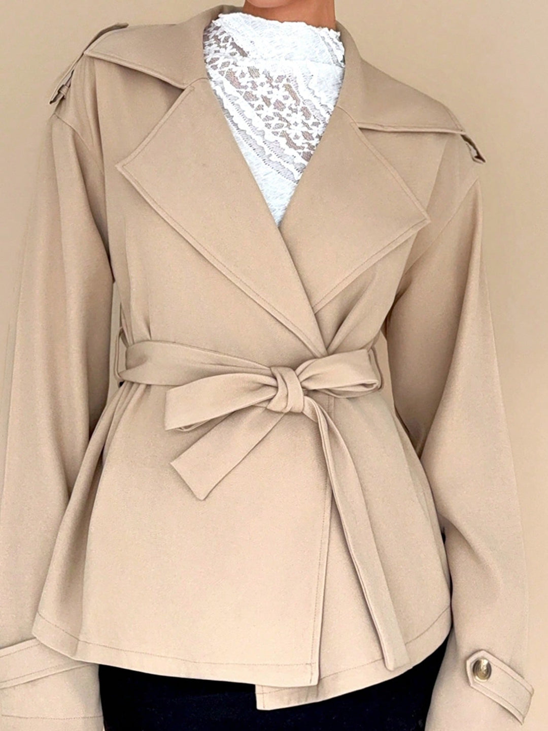 Trench SHEIN, kaki