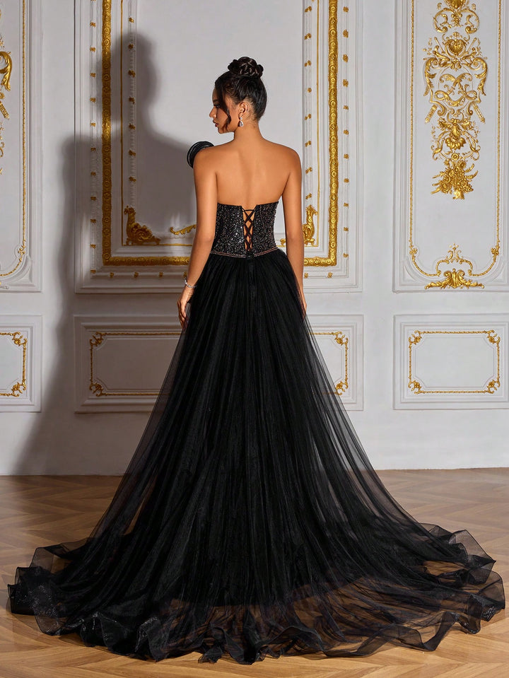 Rochie de ocazie SHEIN, negru