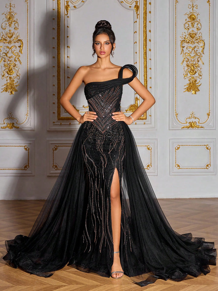 Rochie de ocazie SHEIN, negru
