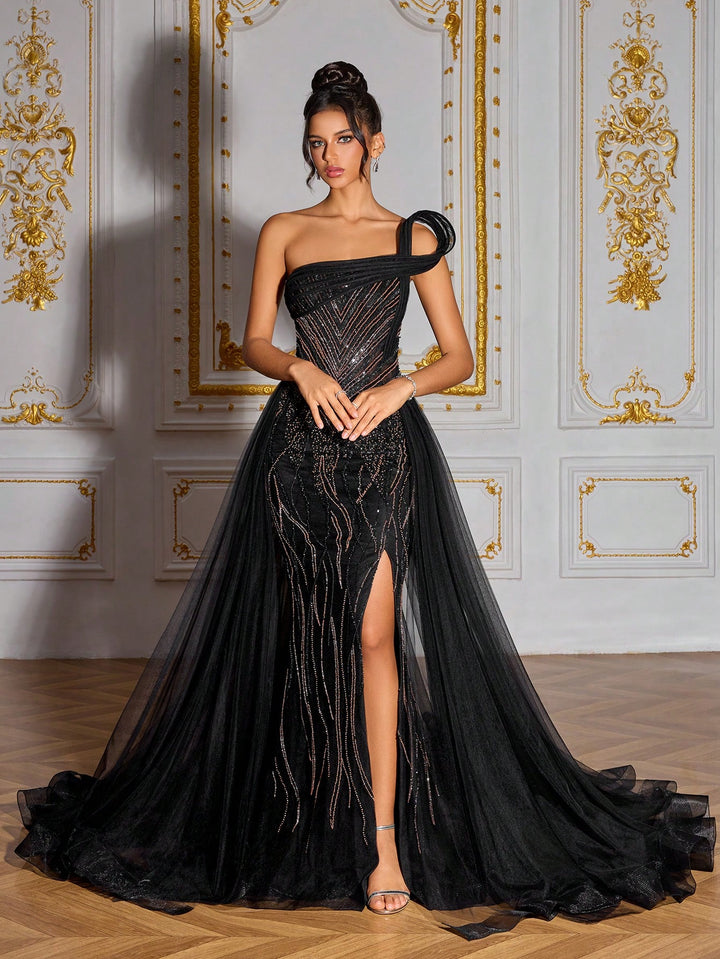 Rochie de ocazie SHEIN, negru