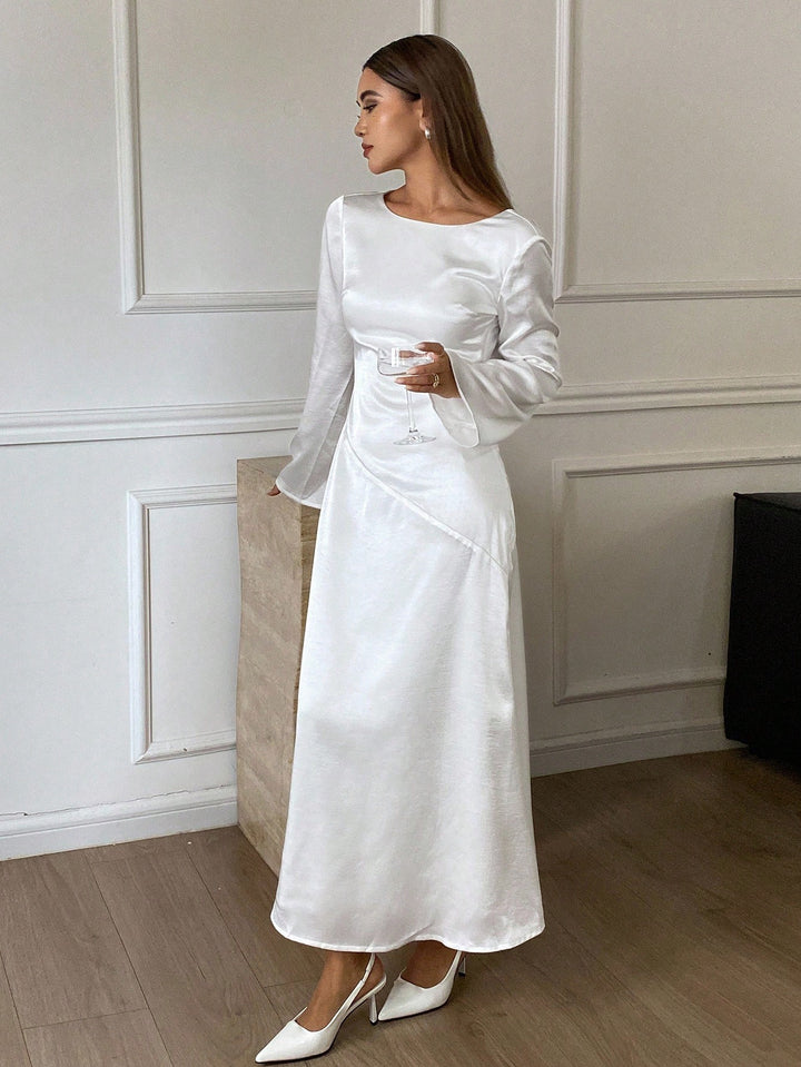Rochie midi SHEIN, alb