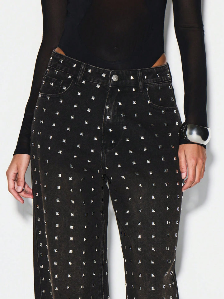 Jeans Shein, fekete