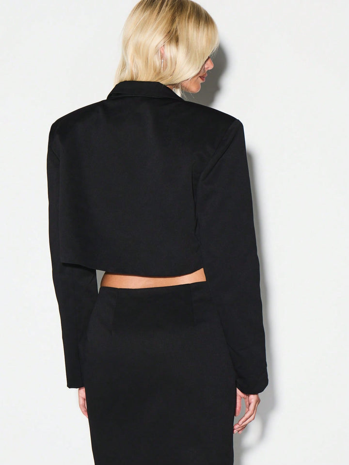 Sacou SHEIN, negru