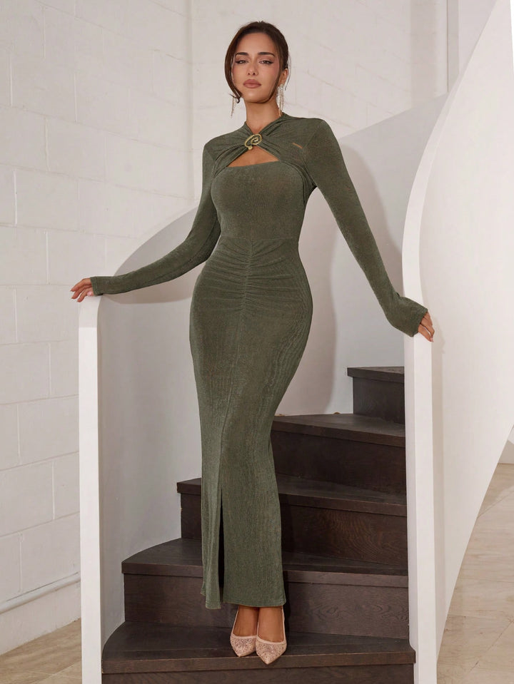Maxiruha SHEIN, khaki