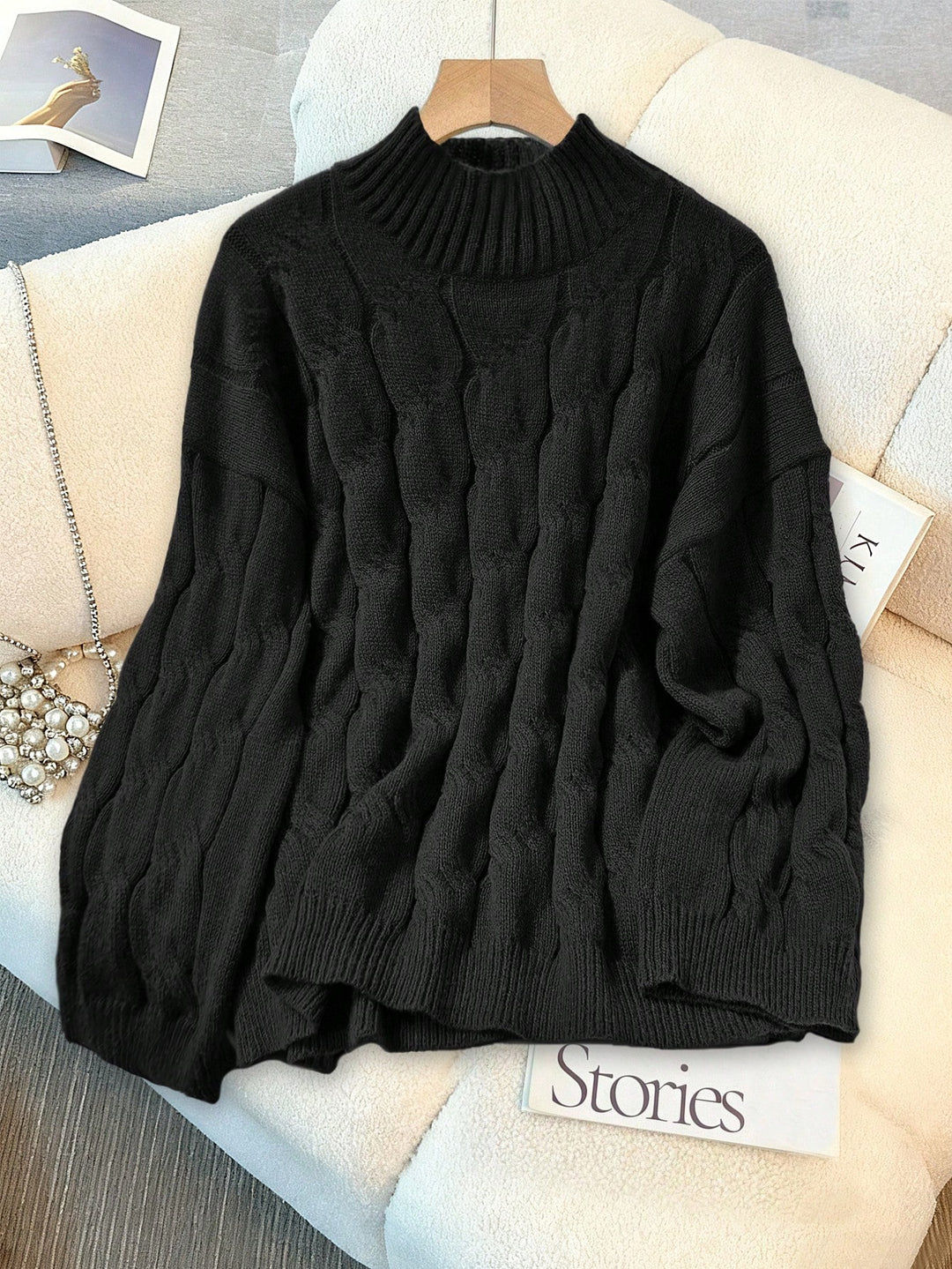Pulover SHEIN, negru