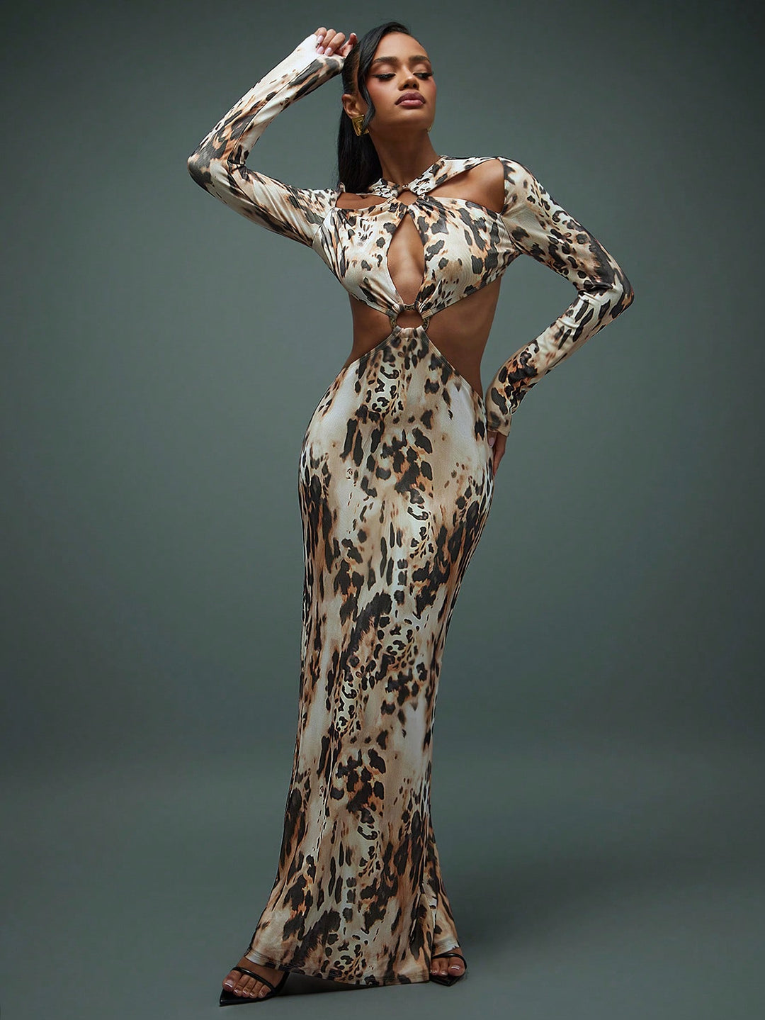 Rochie maxi SHEIN, mix culori