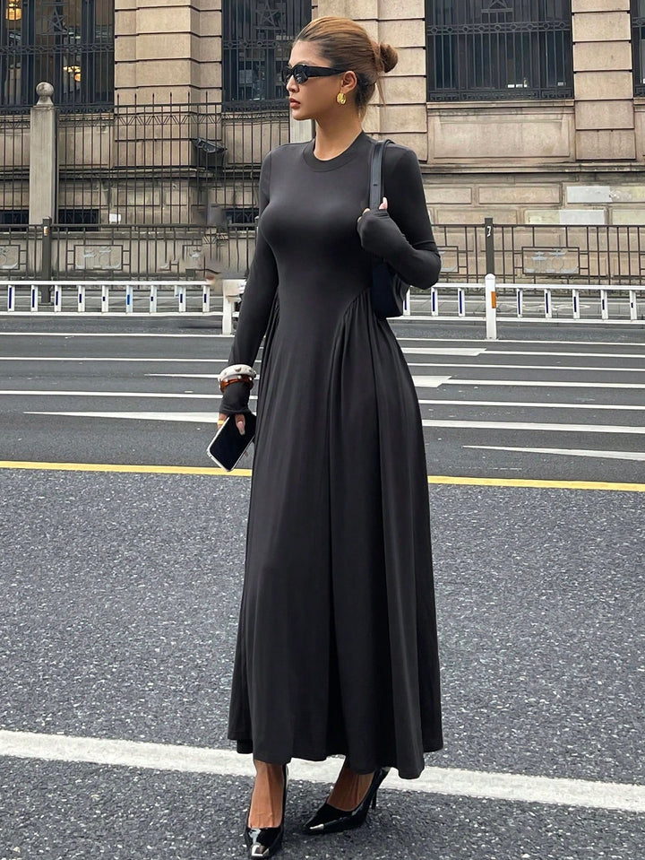Rochie maxi SHEIN, gri