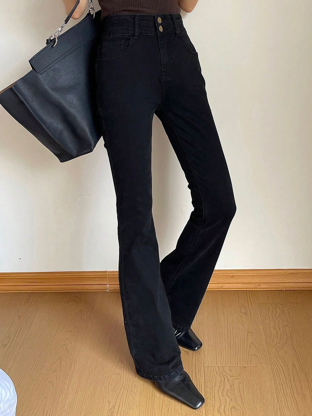 Jeans SHEIN, fekete