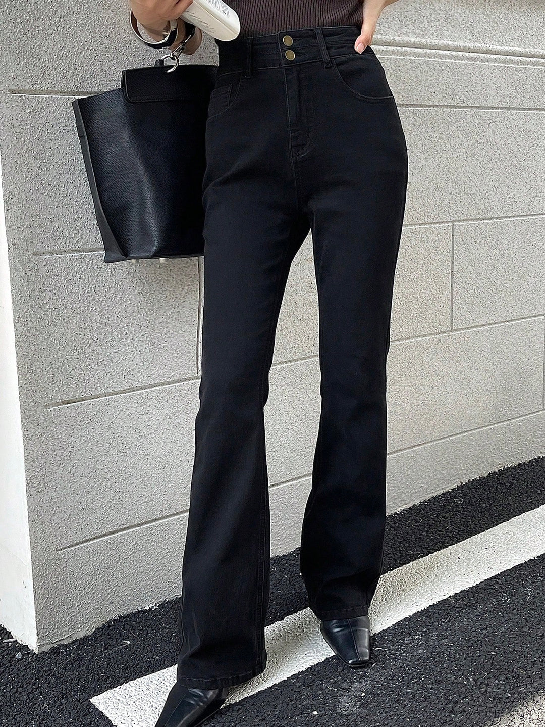 Jeans SHEIN, fekete