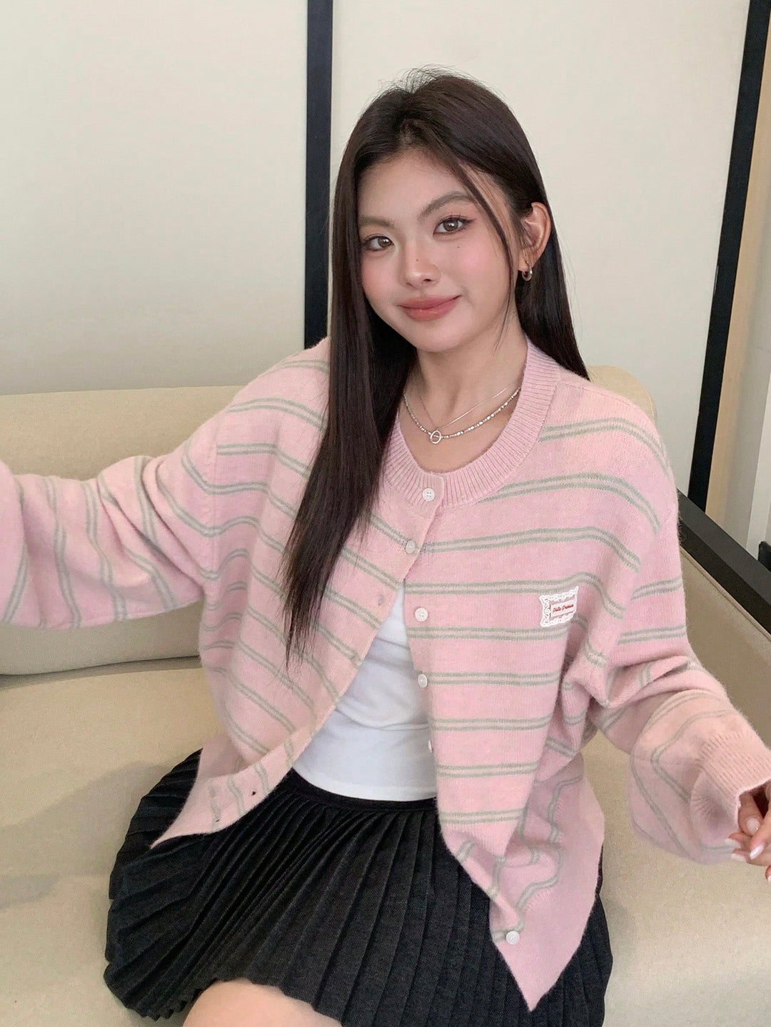 Cardigan SHEIN, roz