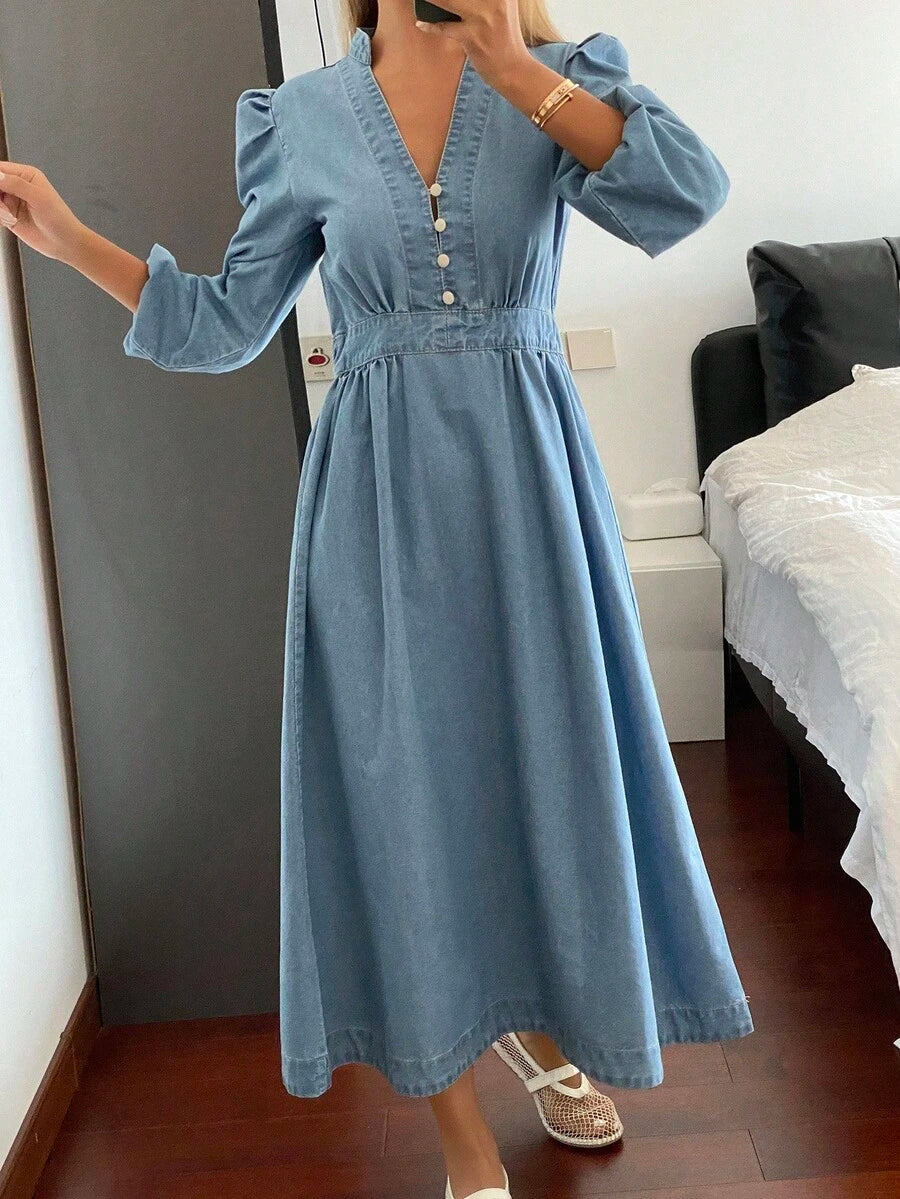 Rochie midi SHEIN, albastru