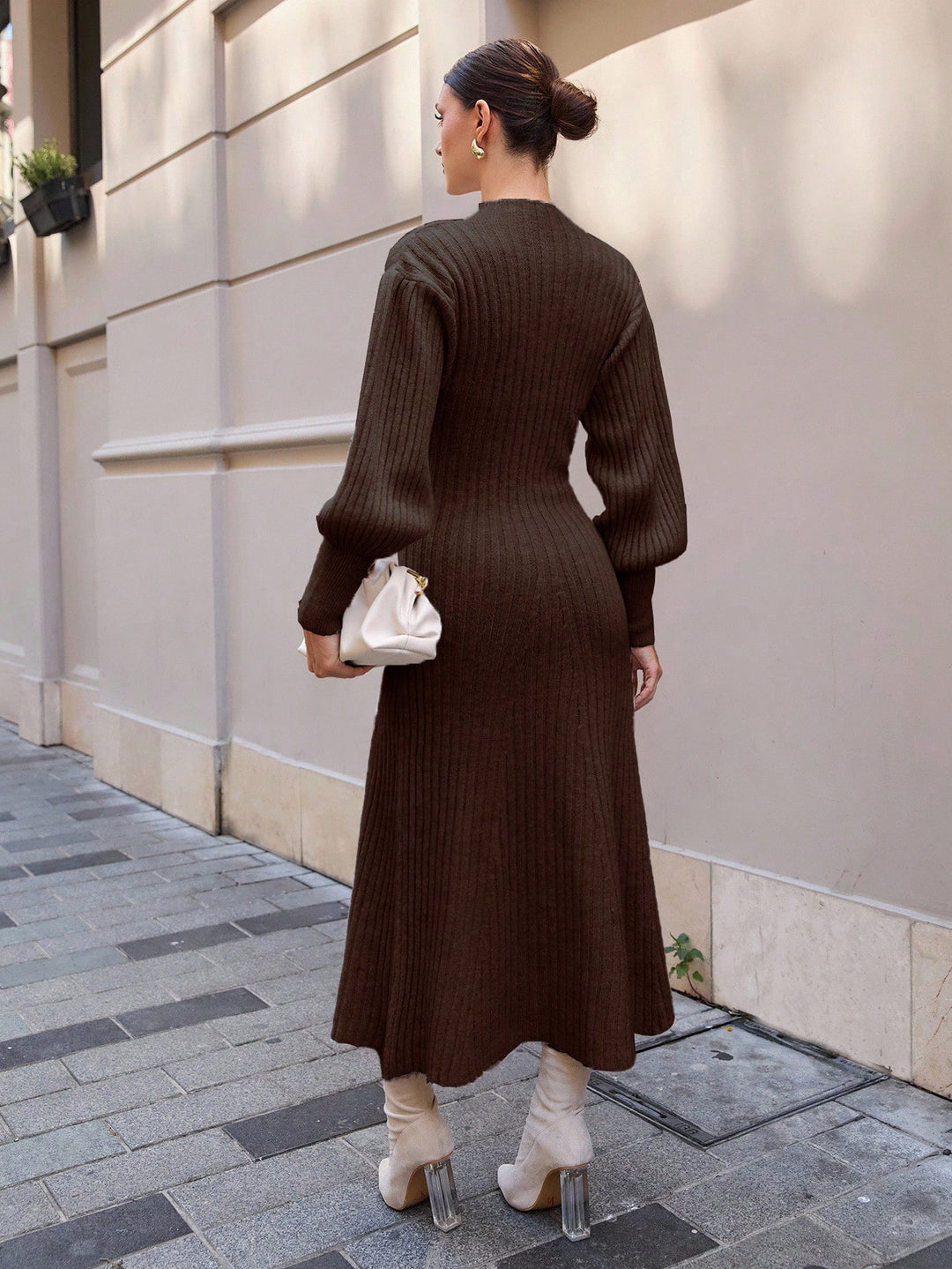 Rochie SHEIN, maro