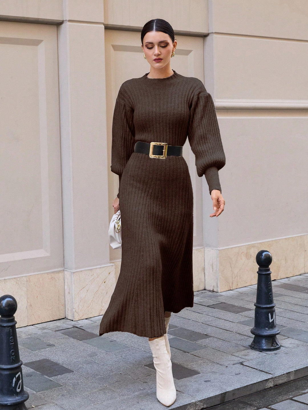 Rochie SHEIN, maro