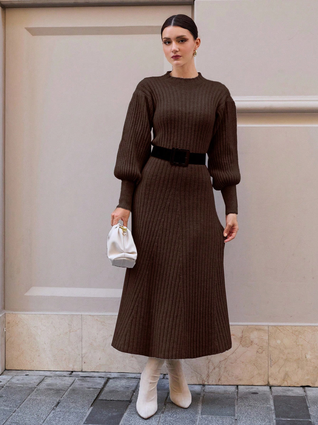 Rochie SHEIN, maro