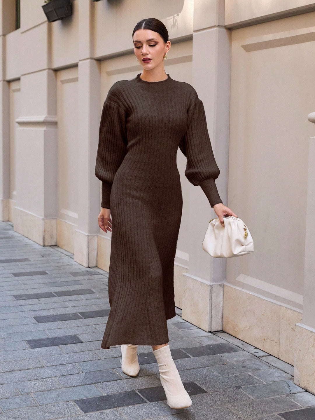 Rochie SHEIN, maro