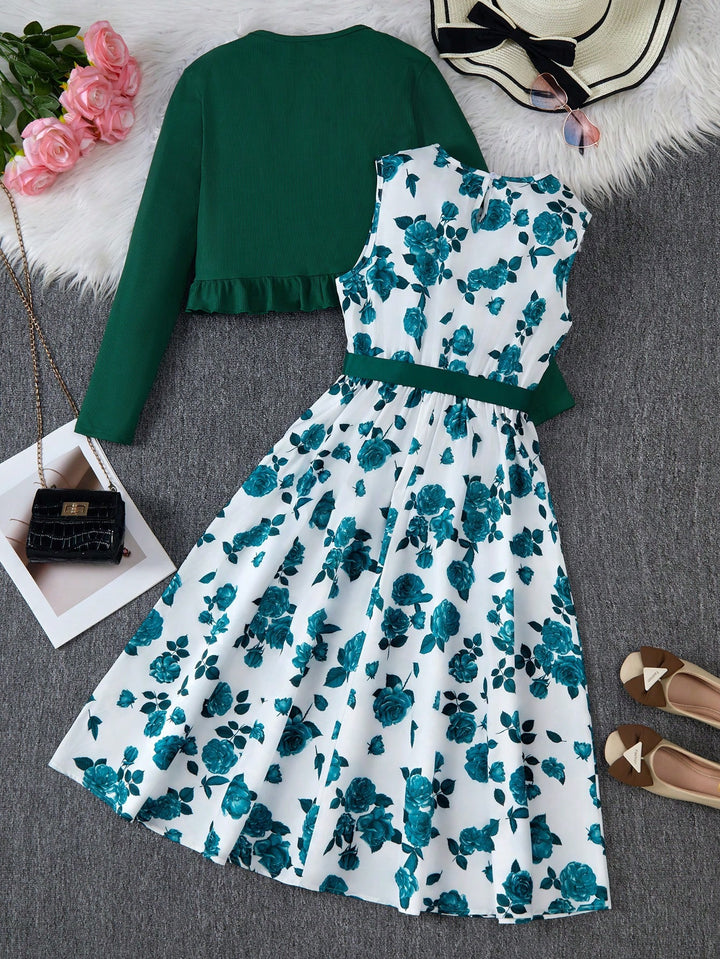 Set rochie si bolerou SHEIN,mix culori