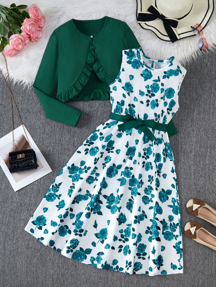 Set rochie si bolerou SHEIN,mix culori