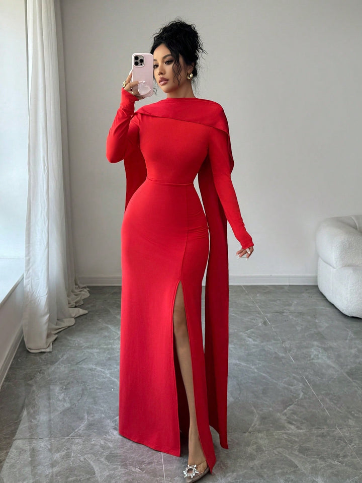 Rochie maxi SHEIN, roșu