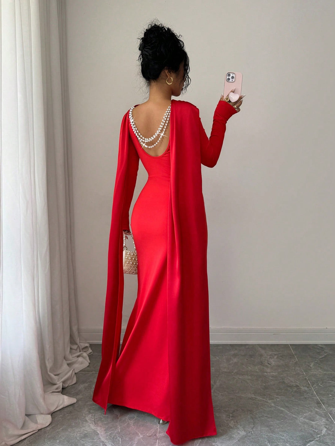 Rochie maxi SHEIN, roșu