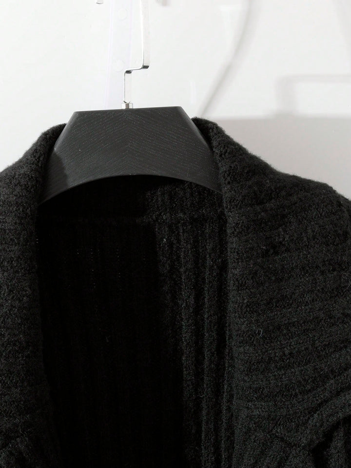 Cardigan SHEIN, negru