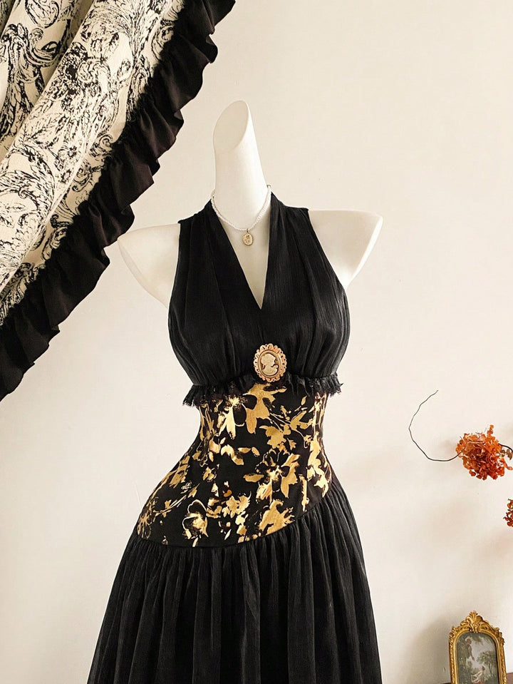 Rochie maxi SHEIN, negru
