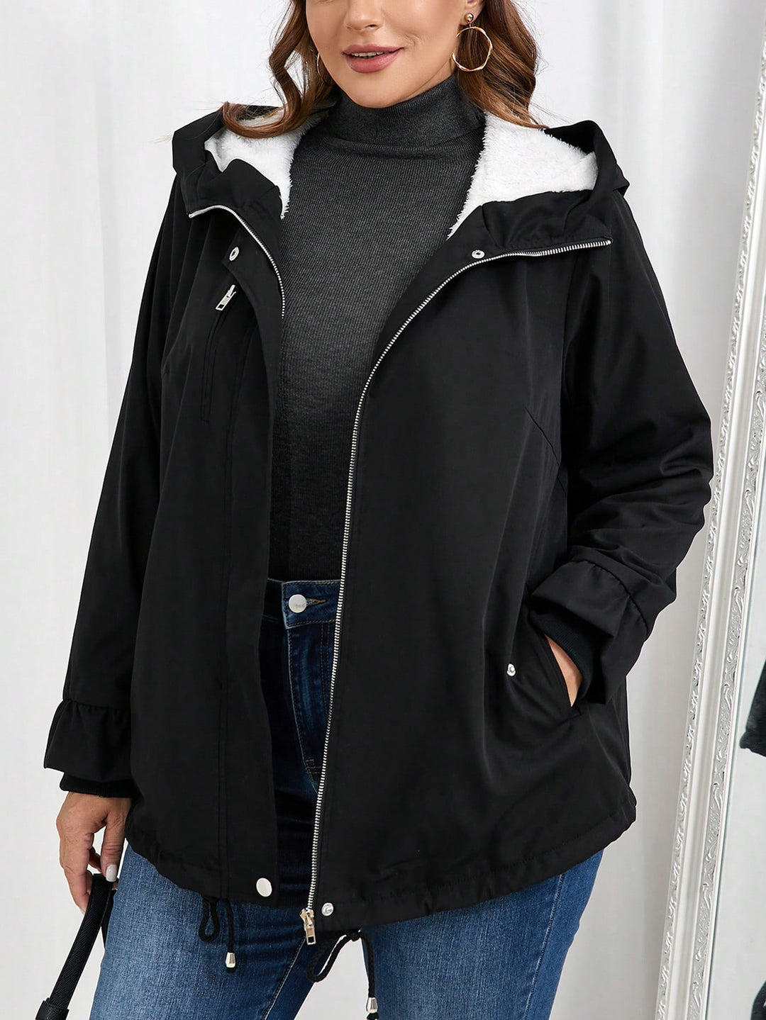 Palton SHEIN, negru