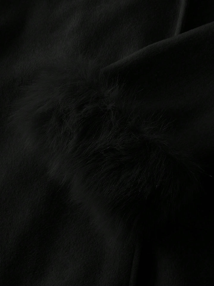 Palton scurt SHEIN, negru