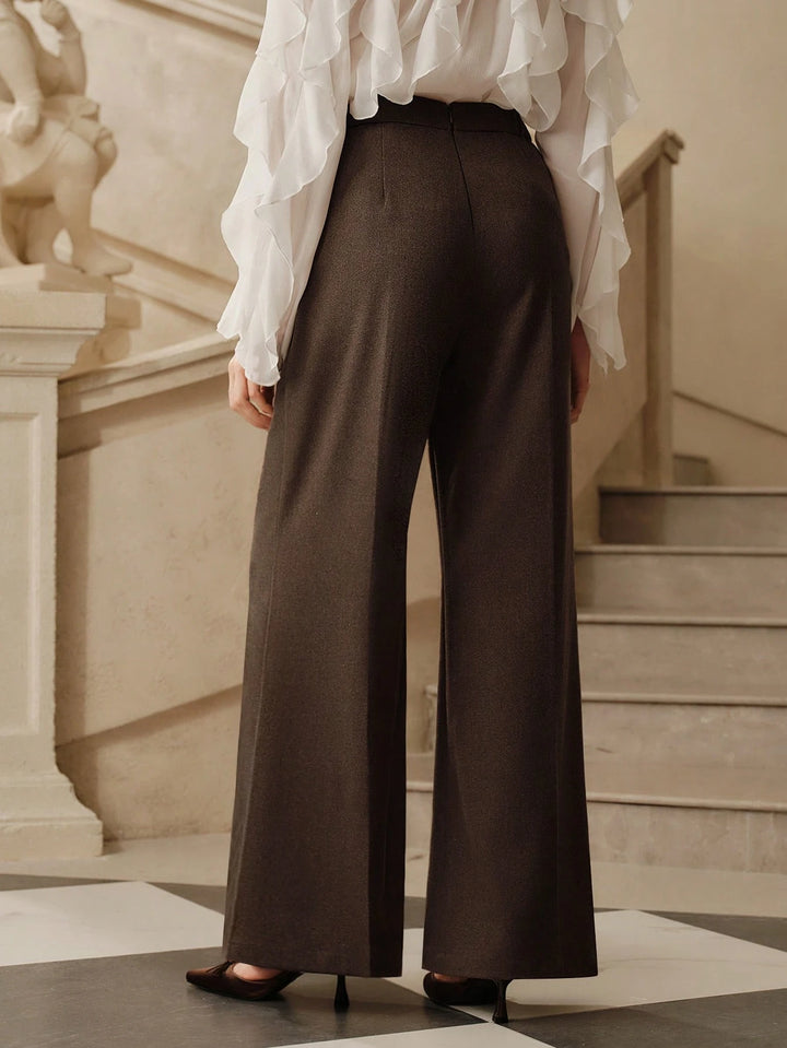 Pantaloni SHEIN, maro