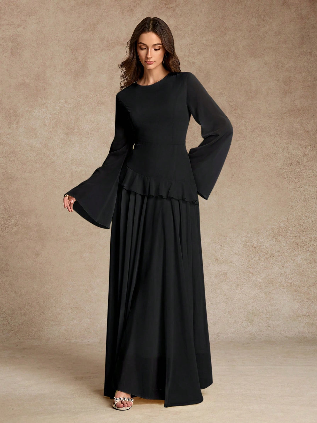 Rochie maxi SHEIN, negru