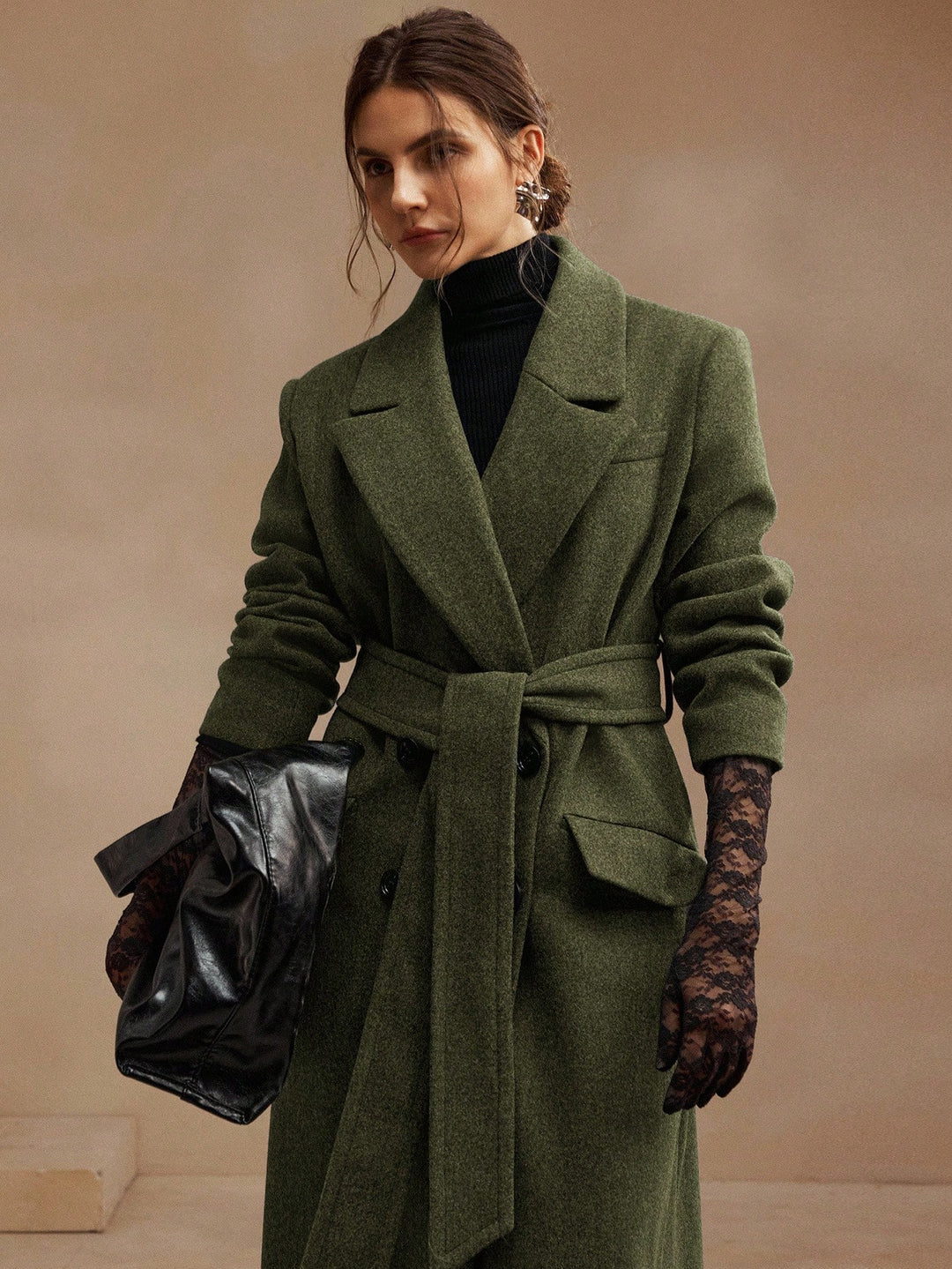 Palton SHEIN, verde