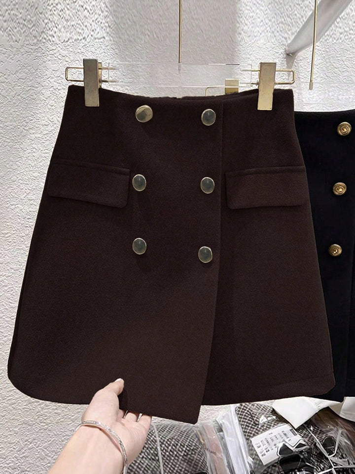 Fustă SHEIN, maro