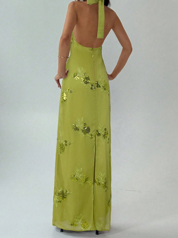 Rochie maxi SHEIN, verde
