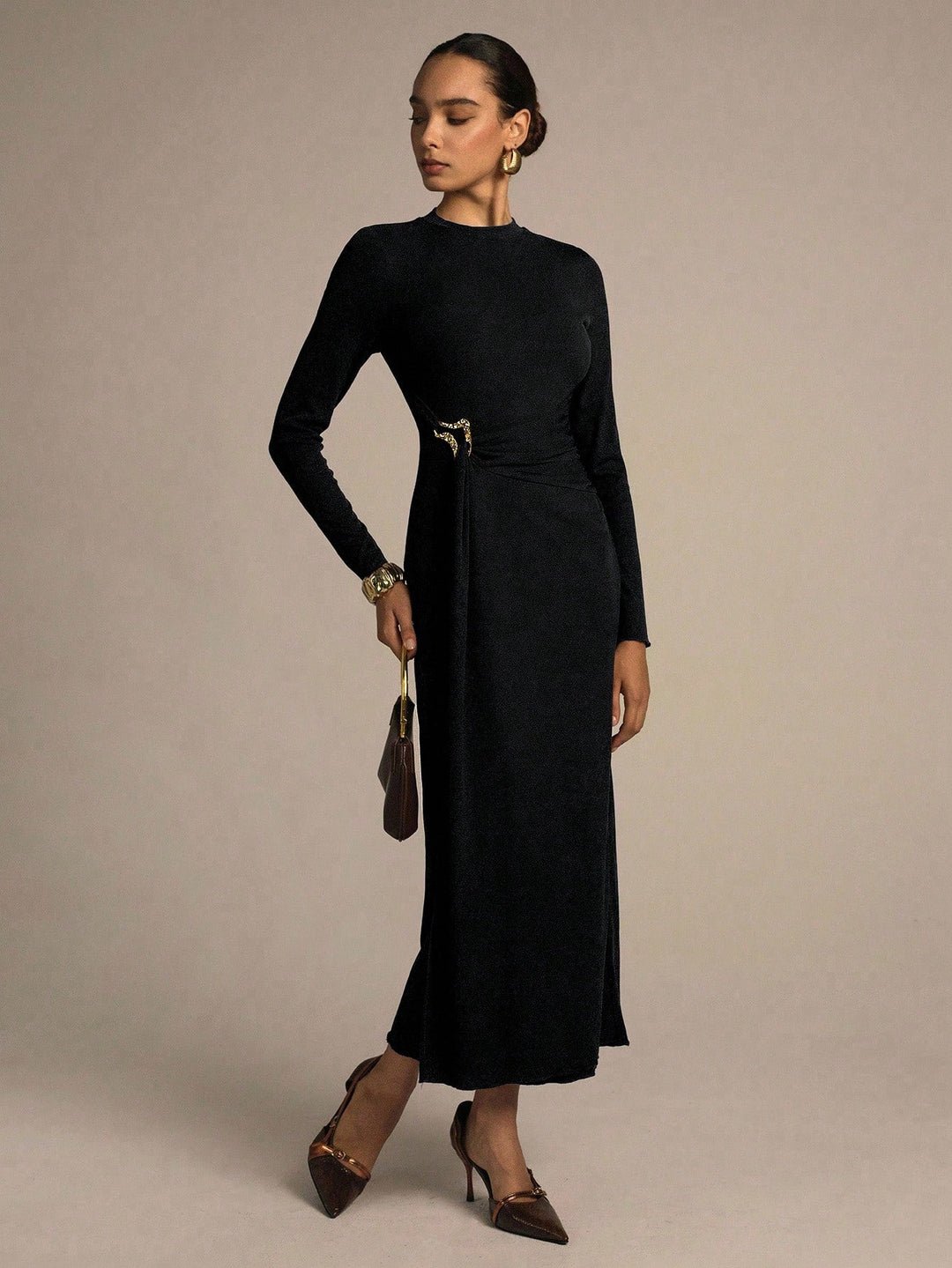 Rochie maxi SHEIN, negru