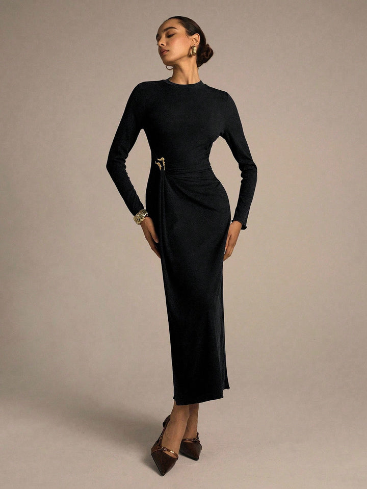 Rochie maxi SHEIN, negru