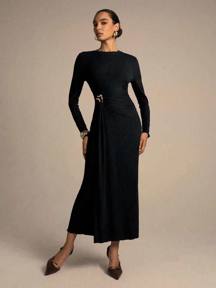 Rochie maxi SHEIN, negru